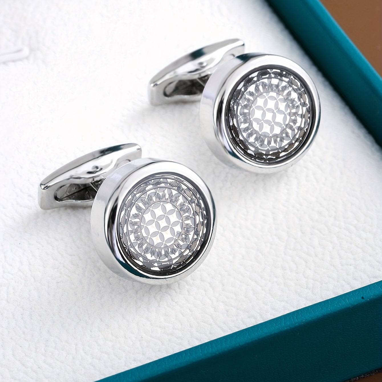 Men's Stainless Steel Cufflinks for Shirt Suit