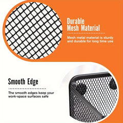 Mesh Pencil Case Pen Holder Desktop Storage Box