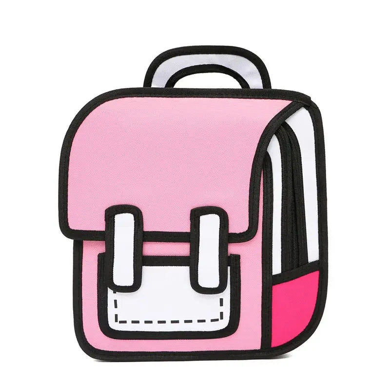 Comic Cartoon Backpack Shoulder Bag for Kids