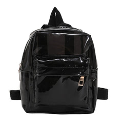 Transparent Backpack PVC Girls School Bag Student Bookbag Beach Rucksack