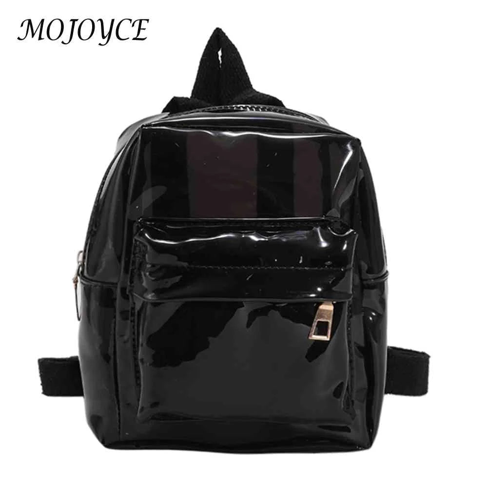 Transparent Backpack PVC Girls School Bag Student Bookbag Beach Rucksack