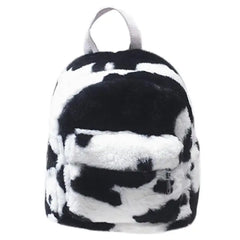 Plush Mini Backpack Travel Bag Women Girls