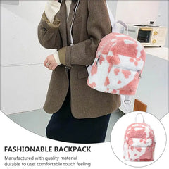 Plush Mini Backpack Travel Bag Women Girls