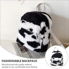 Plush Mini Backpack Travel Bag Women Girls