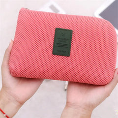 Portable Data Cable Storage Bag Organizer Case for Headphone Line