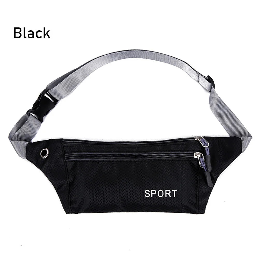 Waterproof Sports Chest Shoulder Bag Running Zip Bag