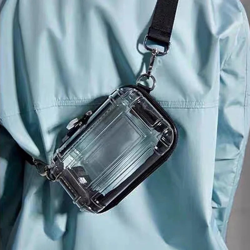Transparent Vanity Box Clutch for Women and Men