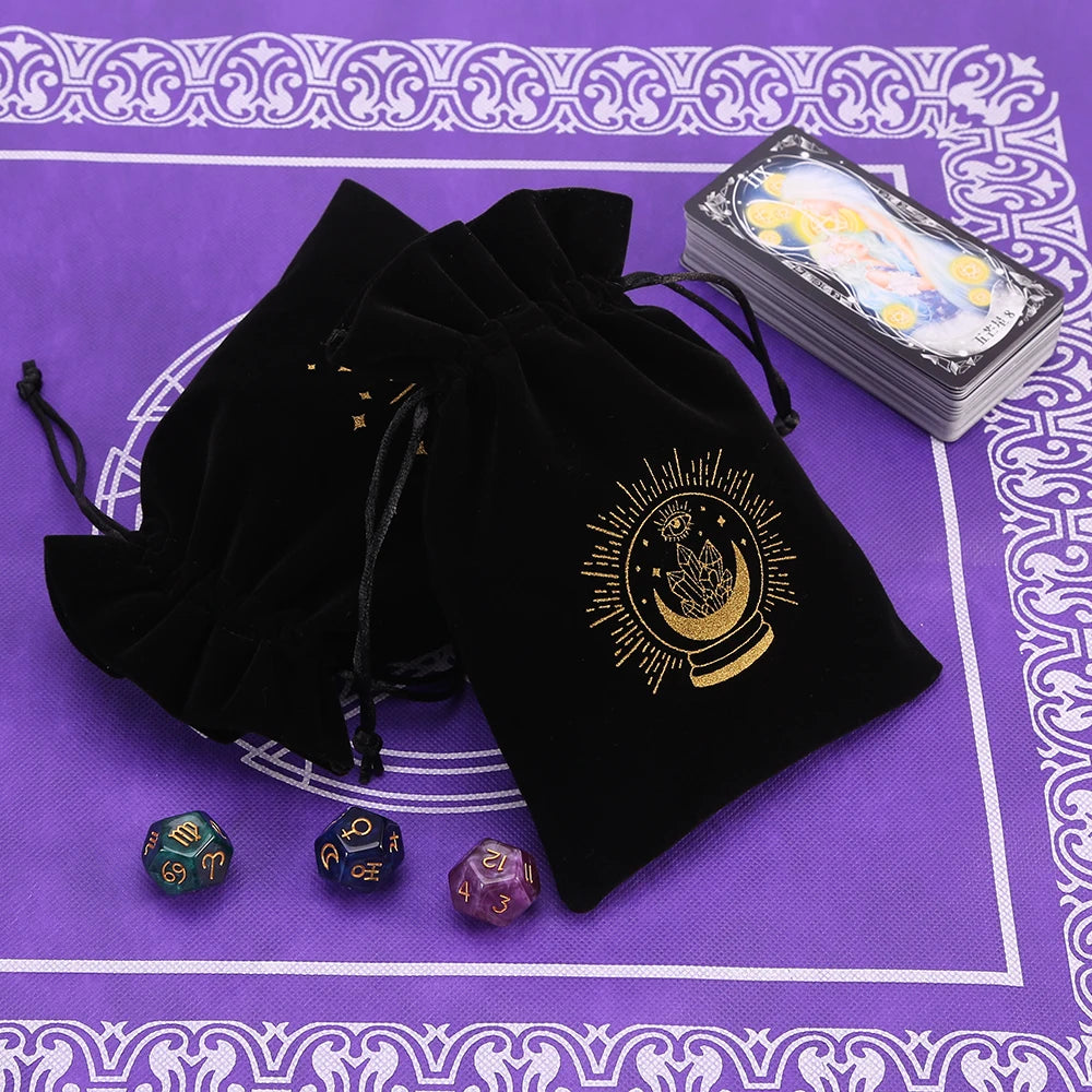 Velvet Moon Phase Tarot Oracle Cards Bag