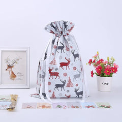 Large Christmas Sacks Drawstring Gift Bags x1