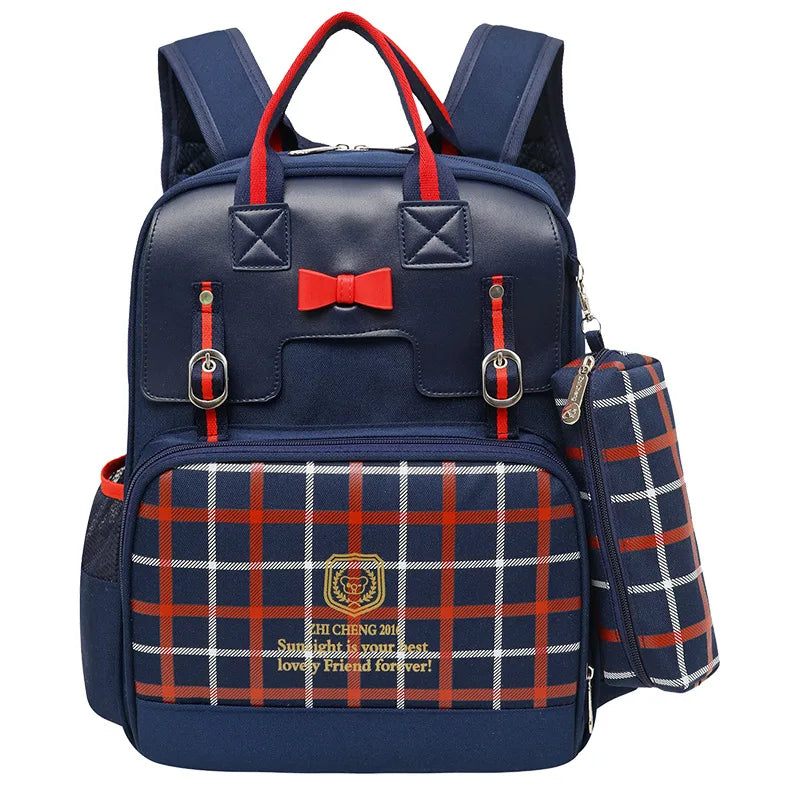 Waterproof Children School Bags for Girls Princess Kids Backpacks Set