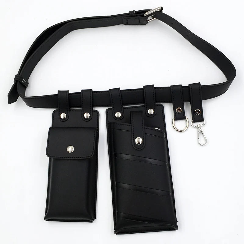 Hip Hop Women Belt Bag Streetwear PU Leather Crossbody Chest Bag Female Purse