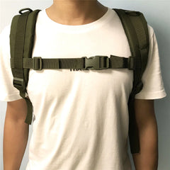 2 Pcs Heavy Duty Adjustable Chest Strap for Backpack Hiking Jogging