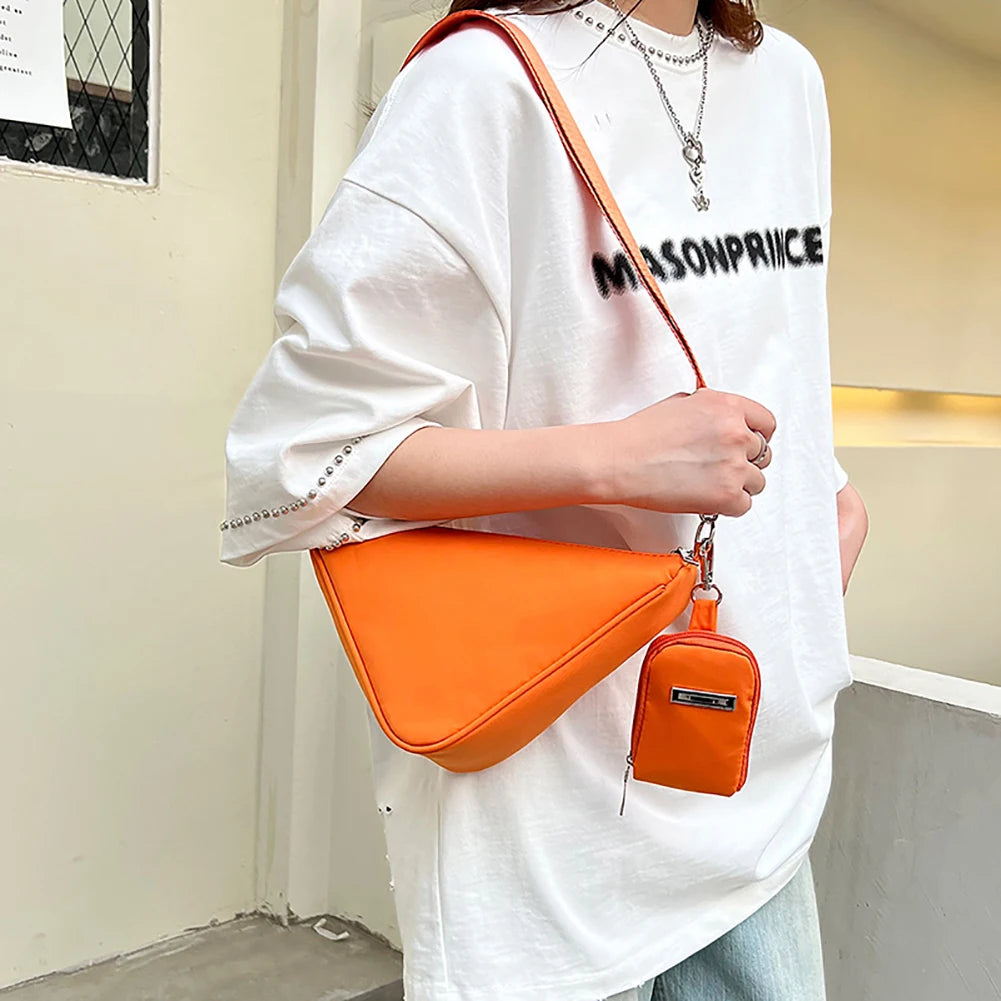 2 Pcs Crossbody Bag for Women Nylon Handbag Small Shoulder