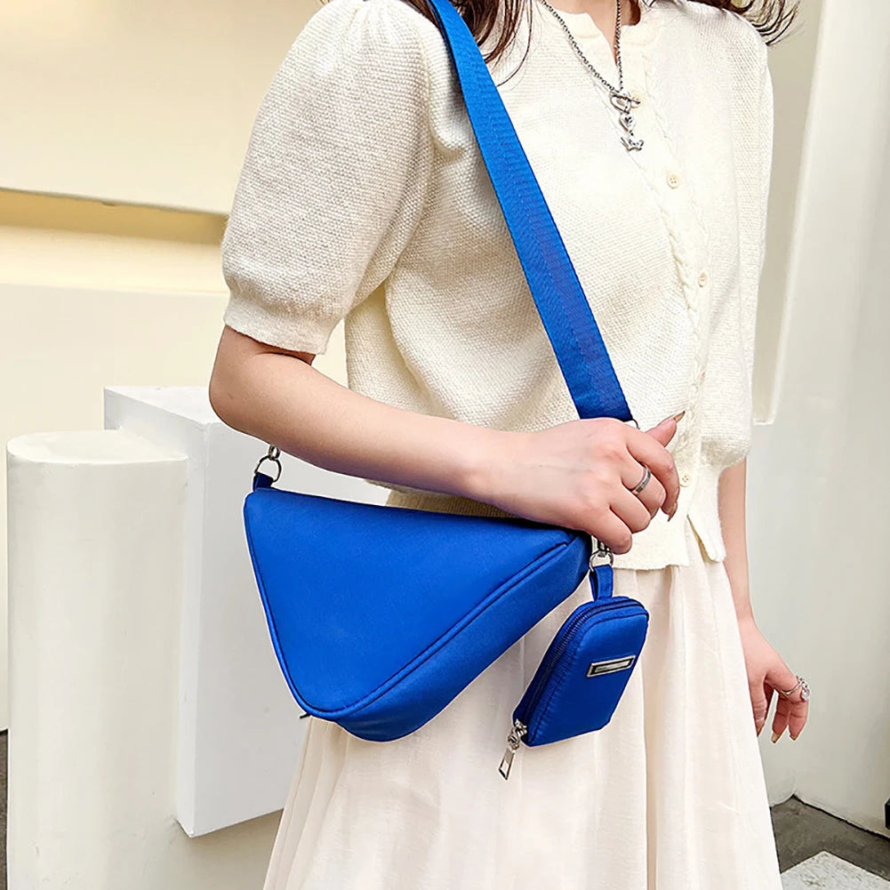2 Pcs Crossbody Bag for Women Nylon Handbag Small Shoulder