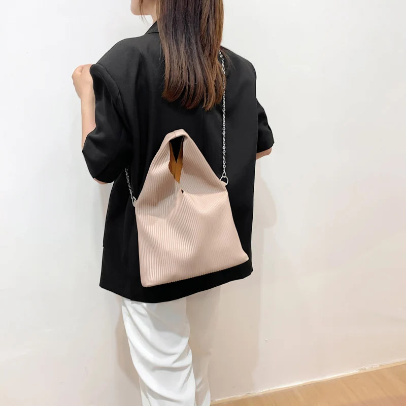 2-Piece Women's Bucket Tote Bag Set - PU Leather Shoulder Crossbody Handbags