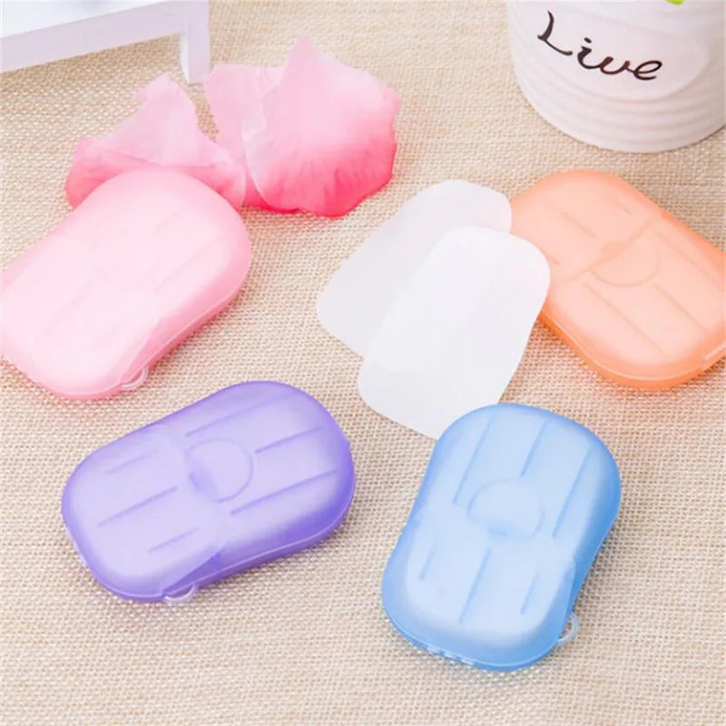 Travel Paper Cleaning Soaps Portable Hand Wash Soap - 20/40/80pcs