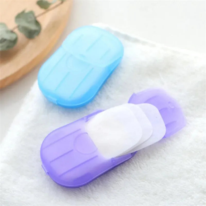 Travel Paper Cleaning Soaps Portable Hand Wash Soap - 20/40/80pcs