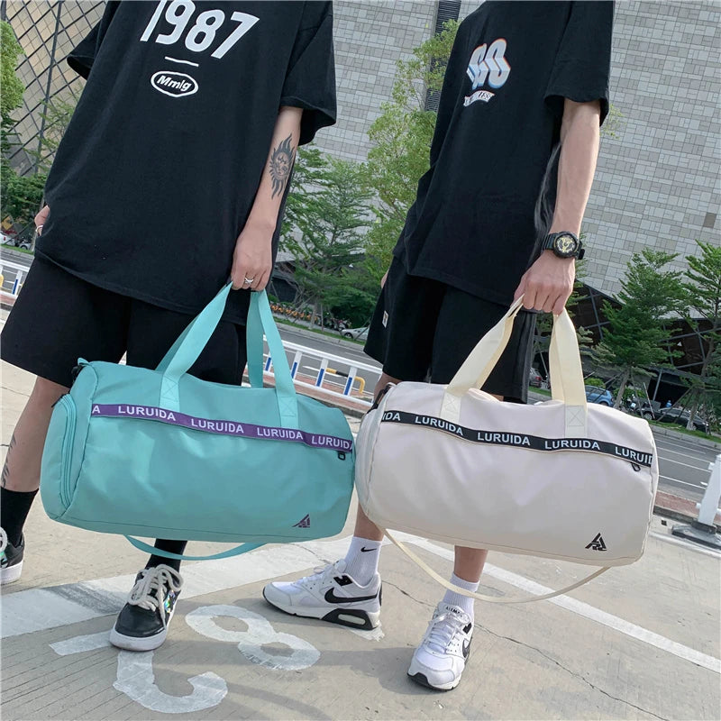 20 Inch Unisex Nylon Travel Bag Portable Large Capacity Fitness Bag