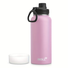 32 Oz Insulated Water Bottle Stainless Steel Wide Mouth Sport Bottle