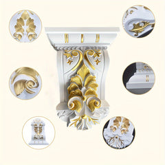 European Door Head Decoration PU Beam Joist Column Gypsum Roman Column Capital
