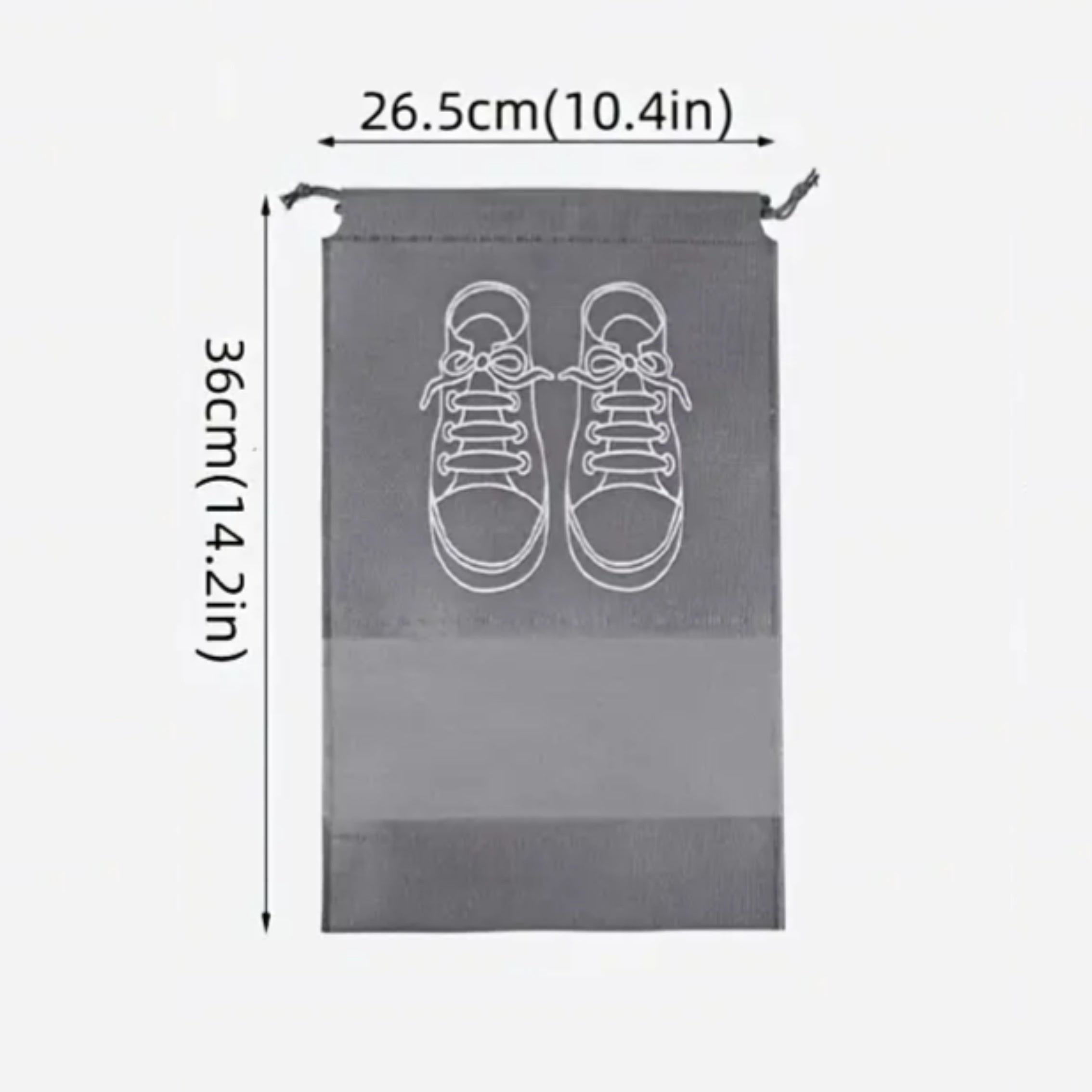 6pcs Dustproof Shoes Storage Bag Portable Travel Shoe Pouch Organizer