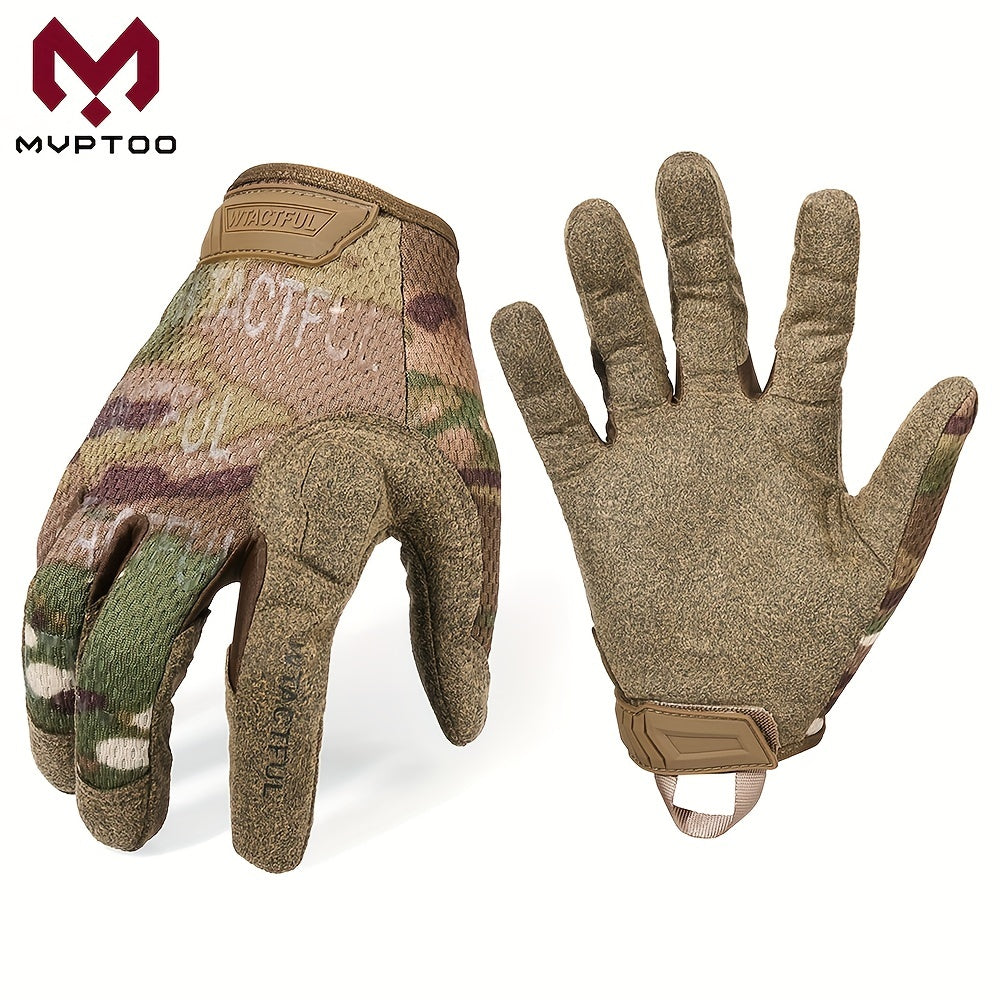 MVPTOO Men's Windproof Touch Screen Tactical Gloves