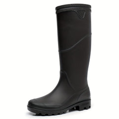 Men's High Top Rain Boots, Waterproof Non-slip Galoshes