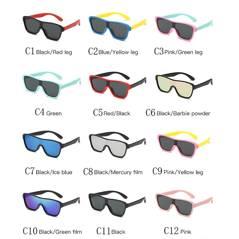 Children Polarized Sunglasses UV400 Retro Boy Girl Baby Accessories