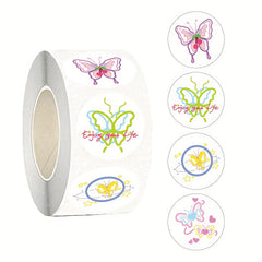 200pcs Butterfly Animal Stickers Water Bottle Laptop Phone Gift