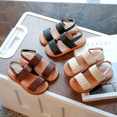 Girls' Open Toe Sandals Lightweight Summer Beach Shoes