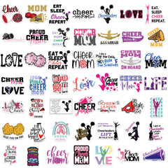 50PCS Cheerleading Stickers Water Bottles Laptops Scrapbook Motivate Cheerle