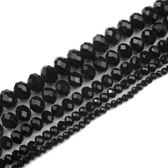 Crystal Stone Beads Rondelle Wheel Faceted Glass Spacer Beads 15in