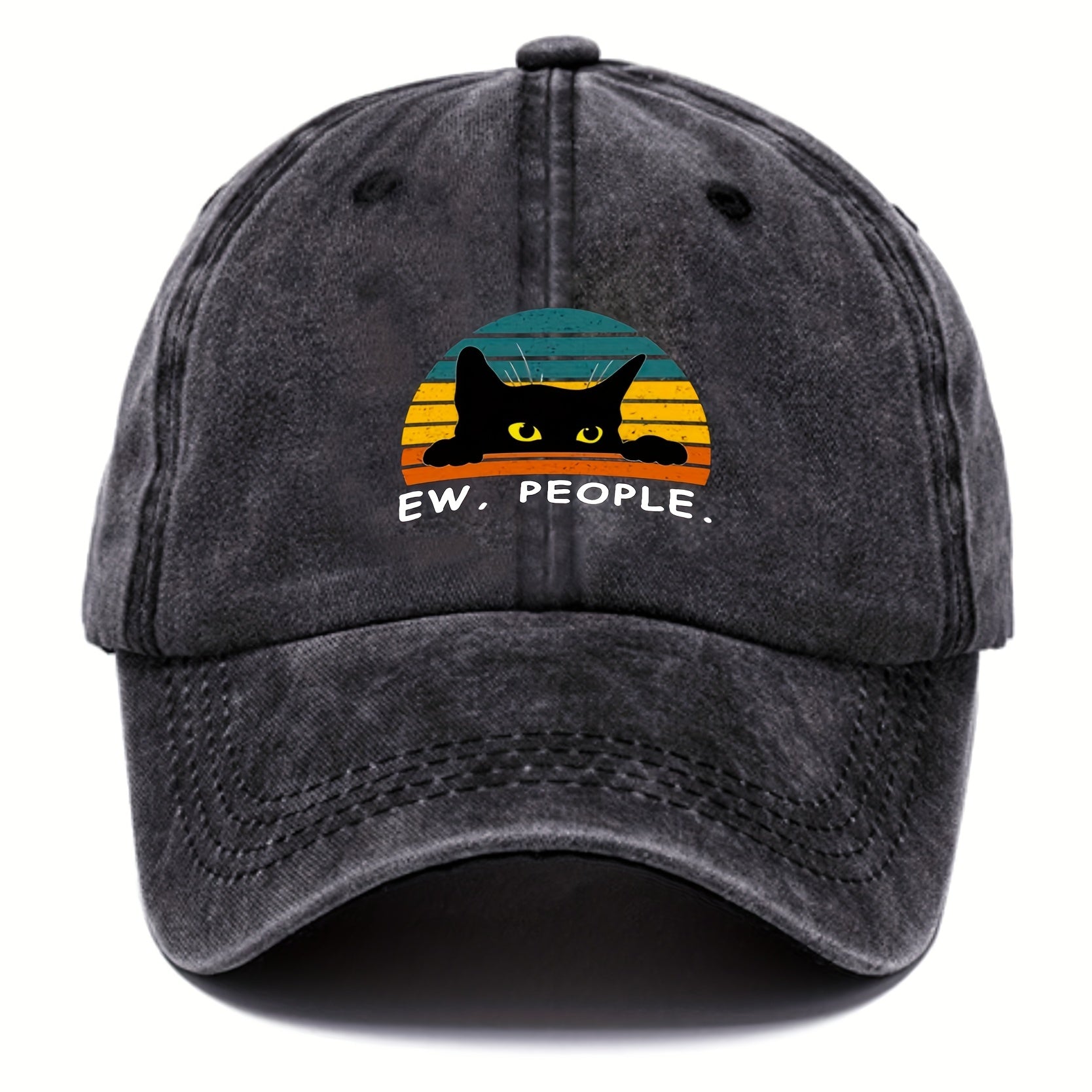 Casual Washed Cotton Baseball Cap Sun Hat Men Women