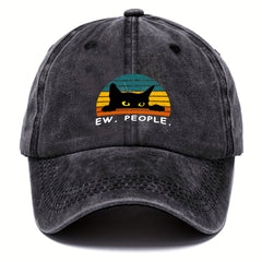Casual Washed Cotton Baseball Cap Sun Hat Men Women