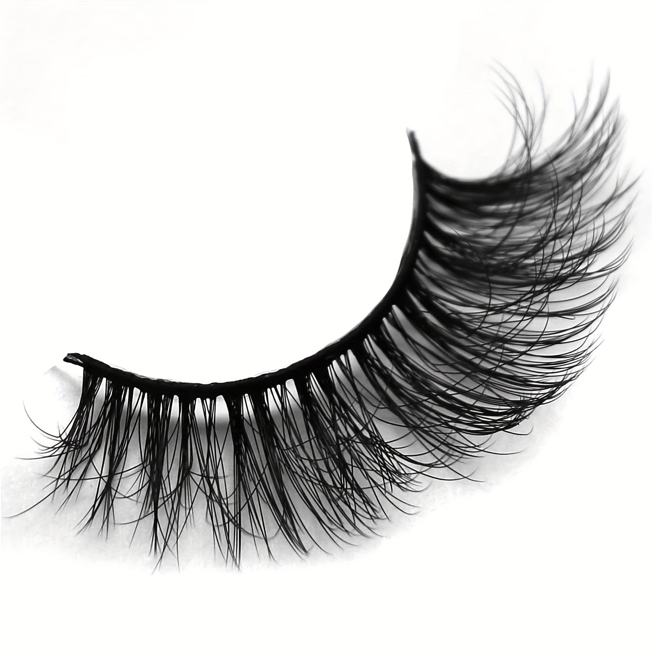 7 Pairs Full Strip Lashes Cluster Like Lashes 17mm Wispy False Eyelashes