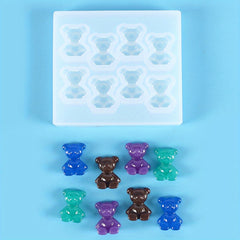 3D Bear Silicone Mold for Resin Epoxy DIY Crafts