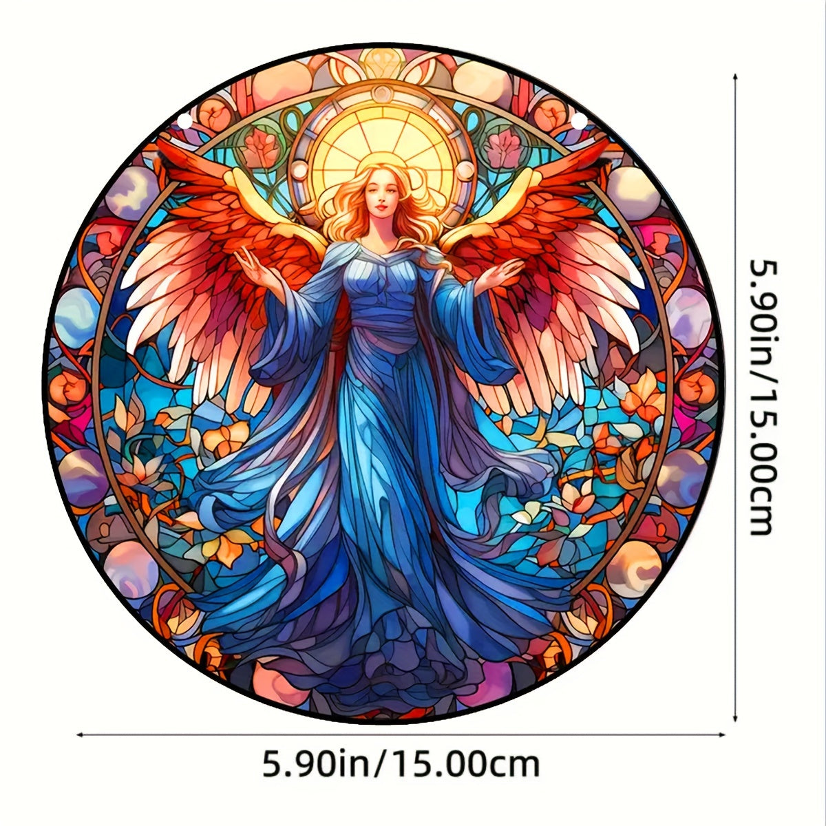 14 Angel Window Hanging Suncatcher Christmas Gift Patio Decor