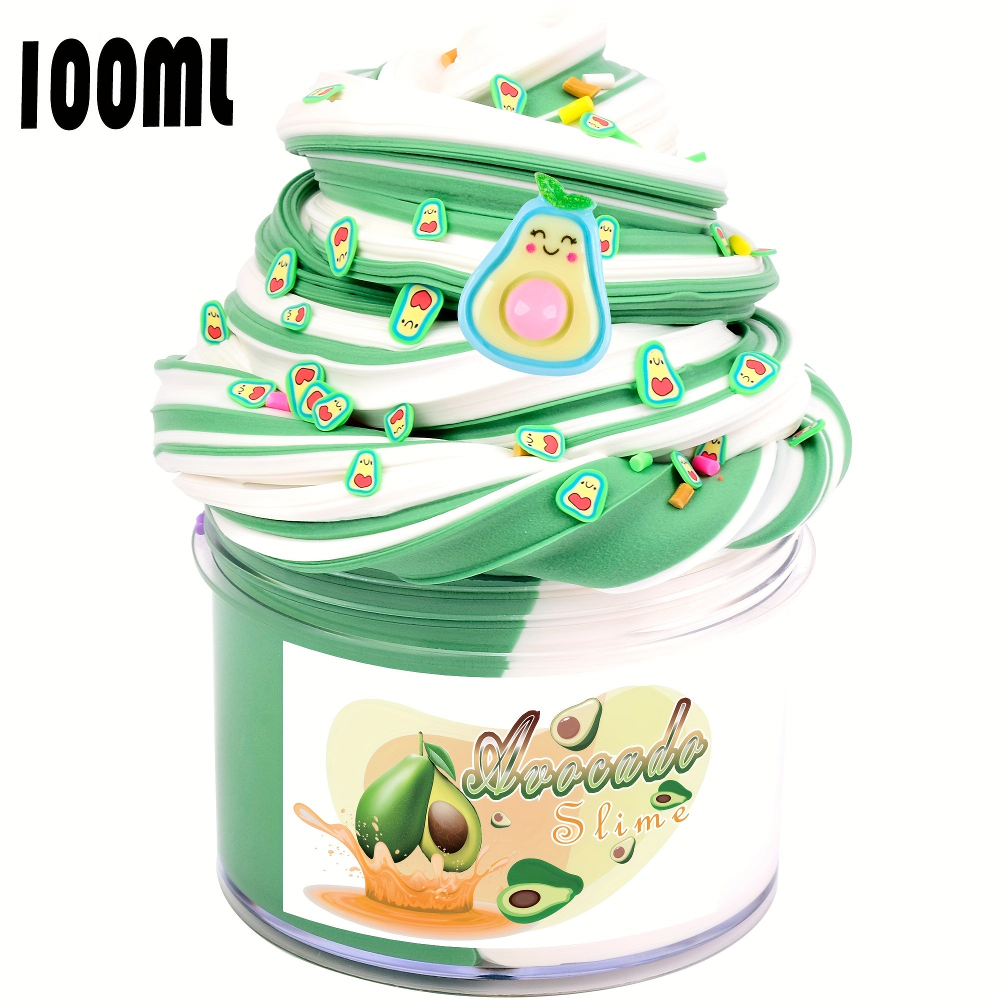Avocado Butter Slime Stretchy Sludge Toy Party Favors Prize School Education