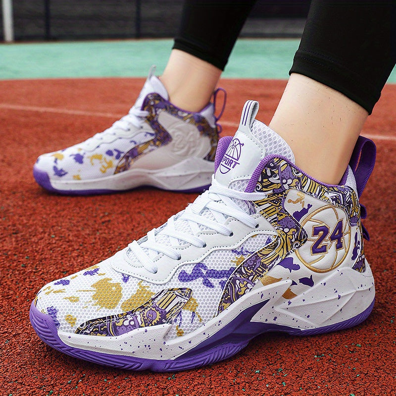 Men's High Top Basketball Shoes Non Slip Sneakers