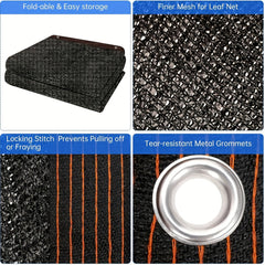 Round Pool Net Cover For Above Ground Pools Winter Covers - Mesh Leaf Catcher