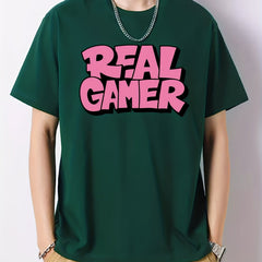 Men's Cotton Graphic Crew Neck Active T shirt Casual Comfy Tees