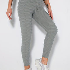 High Waist Elastic Bottoms Slim Leggings Women's Clothing