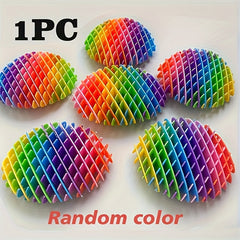 Colorful Plastic Relax Worm Toy Sensory Stimulating Office Gift