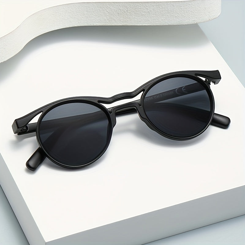Men's Round Frame UV Protection Sports Sunglasses