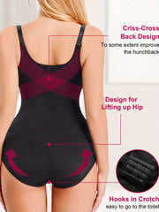 Front Buckle Shaping Bodysuit Tummy Control Butt Lifting Body Shaper