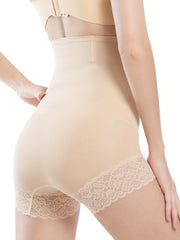 Lace High Waist Panties Bikini Brief Underwear Women's Shapewear