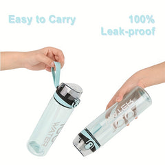 720ml Water Bottle With Straw And Strap Portable Plastic Sports Cup Leakproof