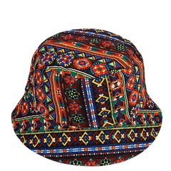 Boho Floral Bucket Hat Lightweight Casual Travel Fisherman Cap