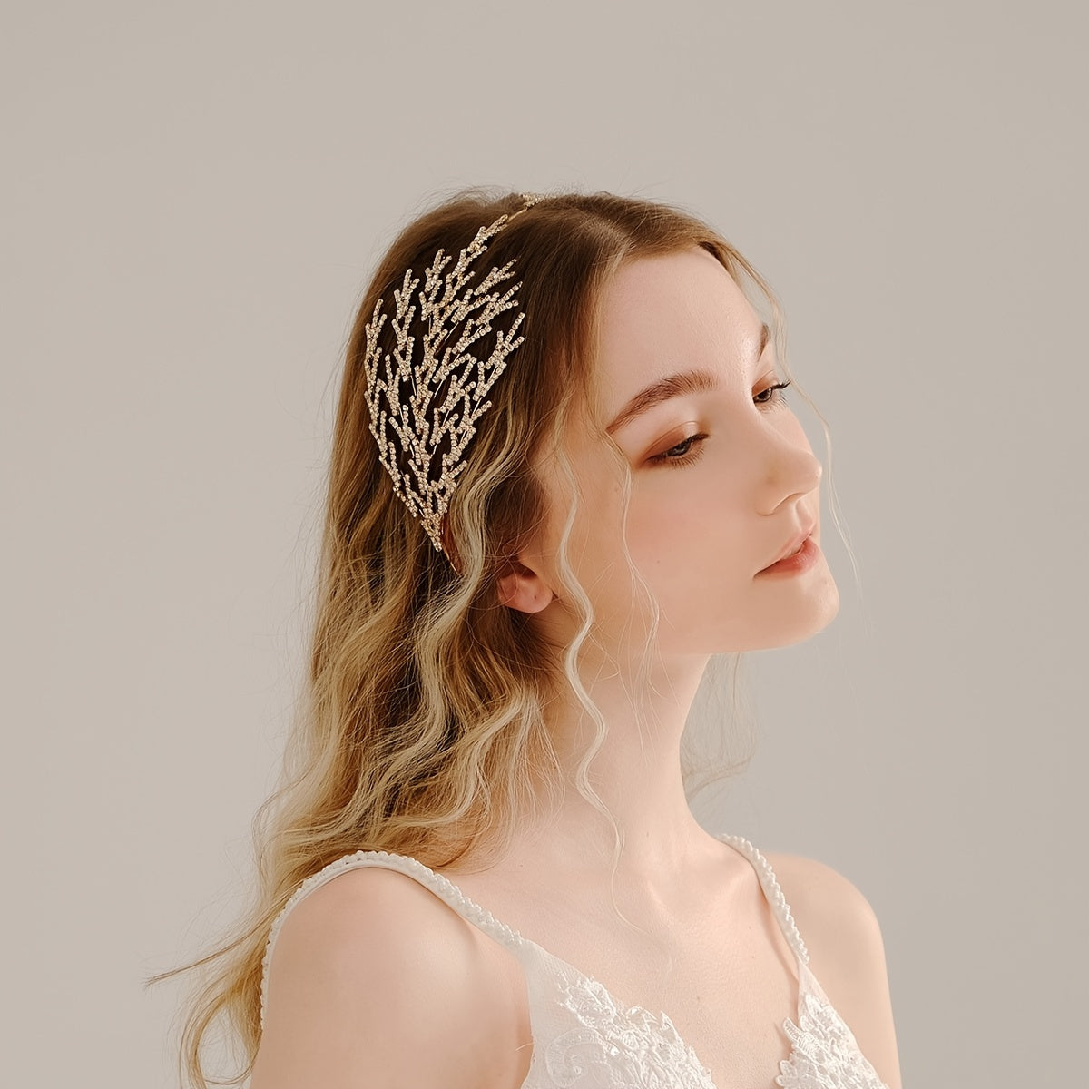 Golden Leaf Headband Hairband Party Favor Decorations