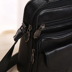 Messenger Handbags PU Leather Men's Casual Business Shoulder Crossbody Bag